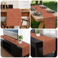 thumbnail image 6 of Burnt Orange Table Runner 90 Inches Long,Dining Table Runners Dresser Scarves,Farmhouse Vintage Orange Solid Color Modern Kitchen Coffee Tablerunner for Tabletop Party Birthday Wedding 13"x90", 6 of 8