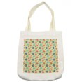 thumbnail image 1 of Botanical Tote Bag, Spring Flourish Meadow Blooms Rural Beauty Petals Growth Mother's Day Style Motif, Cloth Linen Reusable Bag for Shopping Books Beach and More, 16.5" X 14", Cream, by Ambesonne, 1 of 2