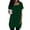 Army Green, variant on Fglymey Womens Summer Solid Color Square Neck Short Sleeve Dress With Pockets - Casual Athleisure Tee​​ Army Green 2XL
