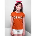 thumbnail image 3 of Hiding Ghost Dogs Halloween Outfit Pet Lovers Youth T-shirt, L, Orange, 3 of 6