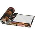 thumbnail image 3 of Flannel Blanket Drew Star Starkey Nap Blanket Air Conditioning Blankets Couch Bed Office Blankets Soft and Cozy 40"X30", 3 of 6