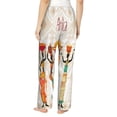 thumbnail image 3 of Balery Black African Woman print Women's Pajama Pants,Ultra Lightweight Pjs,Lounge Pant-X-Large, 3 of 9
