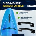 thumbnail image 2 of Five Oceans 2-Pack Side-Mount Kayak Handles, Black, Heavy-Duty Rubber, Kayak Carrying Handles for Kayaks Canoes & Small Boats - FO4866, 2 of 7