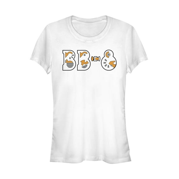 Junior's Star Wars: The Rise of Skywalker BB-8 Gear Graphic Tee White 2X Large