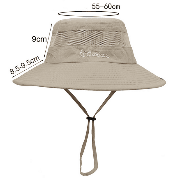 Summer Sun Hats Uv Protection Outdoor Hunting Fishing Cap For Men Women  Hiking Camping Visor Bucket Hat Removable Fisherman Hat