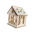 thumbnail image 3 of Kit de manualidades de casas de primavera de madera, manualidades de Pascua, manualidades creativas de madera en 3D para pintar Estilo D, 3 of 7