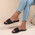 thumbnail image 6 of Zpanxa Slippers for Women Summer Women Open Toe Beach Sandals Roman Casual Flat Shoes Slippers Flip Flops for Women Black 40, 6 of 8