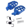 thumbnail image 1 of Ygjytge 1 Par Reposapiés Motocicleta Pedal Clavijas Metal para PW50 PW80 (azul), 1 of 8