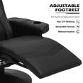 MoNiBloom Ergonomic Massage Gaming Chair with Bluetooth Speakers