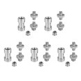 thumbnail image 2 of 1/4"-20 to 3/8"-16 Threaded Screw Adapter Converter Female Spigot Reducer Bushing Screw Mount Set for Camera Tripod Monopod Ballhead Flash Light Stand Shoulder Rig, 2 of 4