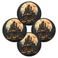 thumbnail image 5 of WOBOGO Ghost Pumpkin Round Placemats Set of 1 Heat Resistant Washable Kitchen Table Decorations 15.4in, 5 of 7