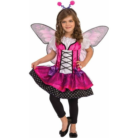 Pink Butterfly Child's Costume, Medium (8-10) - Walmart.com