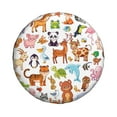 thumbnail image 2 of Bingfone Animal Cartoon Style Spare Tire Cover Weatherproof Universal Wheel Protectors For Rv Camper Travel Trailer Suv Truck 14 Inch, 2 of 9