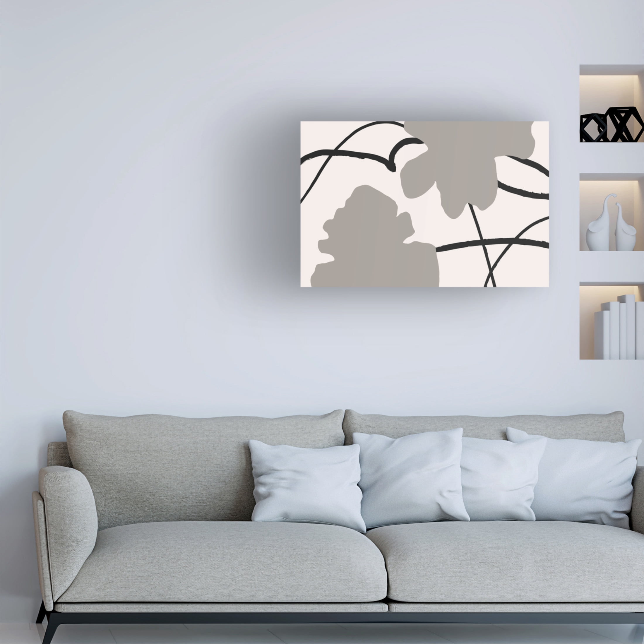 Trademark Fine Art Pictufy Studio II FLOWER WALL Canvas Wall Art