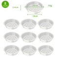 thumbnail image 1 of 10/24Pcs 6/8/10/12 Inch Clear Plastic Plant Saucers Flower Pot Drip Trays Garden, 1 of 4