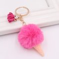 thumbnail image 3 of LYMAYTER Lightweight Key Ring Portable Ice Cream Pendant Keychain - Cute Cartoon, 3 of 7