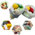 thumbnail image 4 of et of 9 Reuable Produce eh Bag Organic Cotton eh Vegetable Bag Eco-Frien, 4 of 4