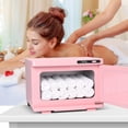 thumbnail image 2 of Armario calentador de toallas Niuadage de 8 litros para tratamientos faciales y spa, color rosa, 2 of 7