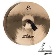AvedisCompanyS18BO 18In S FAMILY BAND ONE HAND CYMBAL W/ BRIGHT SOUND - BRILLIANT With ZKEY, 18In$$Music