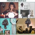 thumbnail image 5 of 1set Poplar Wood Dowsing Pendulum Holders Witch Hanging Crystal Holder Mushroom 231x150x6mm, 5 of 9