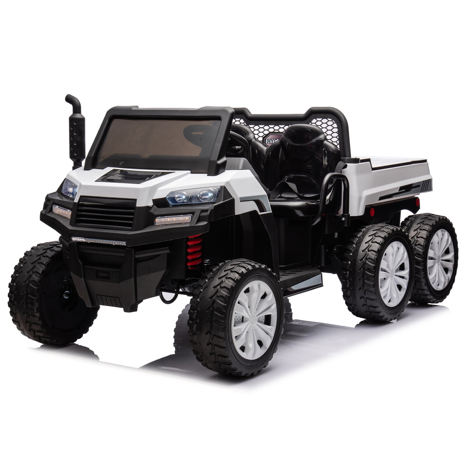 CIPACHO 24V Kids Ride On Dump Truck with Remote Control, Electric UTV Vehicles with 4WD Power 6 Wheels Ride On Toys for Boys Girls, White CIPACHO 24V Kids Ride On Dump Truck with Remote Control, Electric UTV Vehicles with 4WD Power 6 Wheels Ride On Toys for Boys Girls, White
