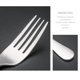 thumbnail image 3 of 4-Pieces Flatware Set, Rainbow Silverware Stainless Steel Reusable Wedding Dinnerware Cutlery Set, 3 of 8