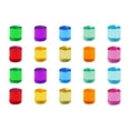 thumbnail image 4 of 20 piezas de bloques apilables de acrílico GEM, juguetes educativos, coloridos bloques apilables con diseño de arcoíris. cilindro, 4 of 9