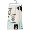 thumbnail image 3 of I Just Want to Be a Stay at Home Cat Mom Kitchen Dish Towel Cotton, 3 of 3