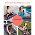 thumbnail image 7 of 4th of July Yoga Towel for Hot Yoga Non Slip, Blue Red Star Flowers Botanical Rustic 26"x74" Yoga Mat Towel Absorbent Yoga Sweat Towels Microfiber Hot Yoga Blanket for Bikram Pilates, 7 of 7