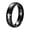 6MM Black, variant on Men's Women's Stainless Steel Christain Cross Polished Ball Dome Plain Wedding Band Ring 6MM Gold Size 6