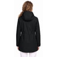 thumbnail image 3 of Wantdo Women's Detachable Hood Short Rain Jacket Waterproof Lightweight Jacket for Outdoor Activities Black L, 3 of 9