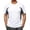 White, variant on Cotton T-Shirts for Men Contrast Piping Soft Tops Everyday Crewneck Tees for Weekend Chill