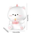 thumbnail image 4 of Xihbxyly Luz de Noche de Oso, Lámpara Recargable de Brillo Suave, Brillo Ajustable con Toques, Temporizador de Apagado de 30 Minutos, Ideal para Usar Junto a La Cama, Regalo Perfecto, Diseño Portátil, 4 of 7