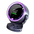 thumbnail image 3 of Ventilador de escritorio Ventilador de escritorio 100 Velocidad ajustable Recargable Pantalla digital Portátil Púrpura, 3 of 9