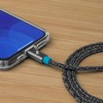 thumbnail image 2 of Nimble PowerKnit USB-C to Lightning 6ft 60W PD Fast Charge Cable Space Gray, 2 of 5