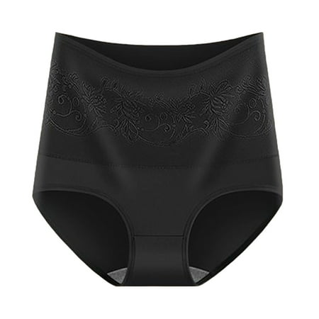 

Women Mid Waist Pure Cotton Breathable The Warm Velvet To Keep Warm Panties