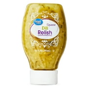Great Value Dill Squeeze Relish, 10 fl oz Bottle