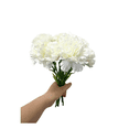 thumbnail image 4 of 11 Inch Bouquets 10 Stem Carnations,Outdoor UV Resistant No Fade Artificial Flower,Mini Carnation Silk Petals Fake Flowers Forever Plants for Photo Props Home Party and Wedding Decor, 4 of 6