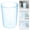 Light blue（1）, variant on 1 Pack Bathroom Tumbler Unbreakable Toothbrush Cups, Plastic Toothbrush Holder, Reusable Mouthwash Cup Bathroom Cup Drinking Cups Makeup Brush Holder (Light blue)