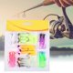 thumbnail image 5 of 17 Uds señuelo de pesca ojos de pez vívidos simulados anzuelo afilado Color brillante Flexible atracción de peces cola rizada Universal cebo de combinación suave Artificial Fi, 5 of 5