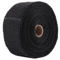 thumbnail image 4 of 16FT Black High Heat Insulation Exhaust Pipe Wrap Tape Cloth for Car Motorcycle, 4 of 5