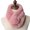 Bean Paster, variant on SPRING PARK Women’s Winter Fake Faux Fur Plush Ball Loophole Scarf Thickened Wrap Warm Soft Cozy
