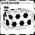 thumbnail image 2 of Cesta de almacenamiento Bokon para balón deportivo con estampado de fútbol, 2 of 6