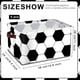 thumbnail image 2 of Cesta de almacenamiento Bokon para balón deportivo con estampado de fútbol, 2 of 6