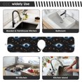 thumbnail image 6 of Coolnut 2 Pack Faucet Mat Splash Guard for Kitchen Sink, Evil Eye Pattern Magic 14x5 Inch Super Absorbent Microfiber Sink Protector Mat, Kitchen Sink Mat Machine Washable Kitchen Sink Accessories, 6 of 7