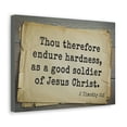 thumbnail image 2 of Scripture Walls Soldier Of Jesus Christ 2 Timothy 2:3 Bible Verse Canvas Christian Wall Art Bible Verse Print Ready To Hang Unframed, 2 of 18
