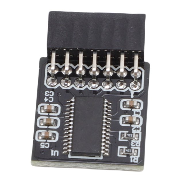 14Pin TPM2.0 Module, Easy To Connect Encryption Security Module Compact Design Secure Storage for 10 11 Motherboard
