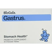 4 Pack BioGaia Gastrus Stomach Probiotic Chewable 30 Count Each