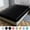 Black, variant on Twin Fitted Sheet Deep Pocket Bed Sheet Satin Silk Sheets Ultra Soft Machine Washable Bed Sheet