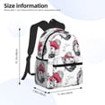 thumbnail image 2 of Easygdp Cute Poodle Dog Mochila Casual para Portátil, Mochila para Escuela, Viajes, Negocios, 2 of 5